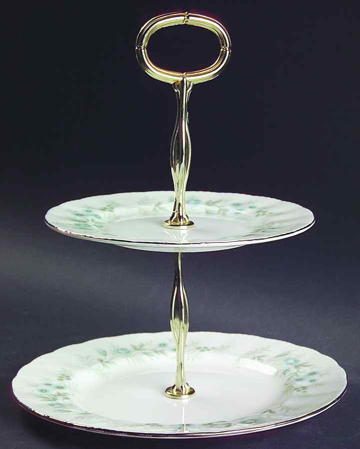 Debutante 2-Tiered Serving Tray (Salad & Bread/Butter Plate) by Paragon-1
