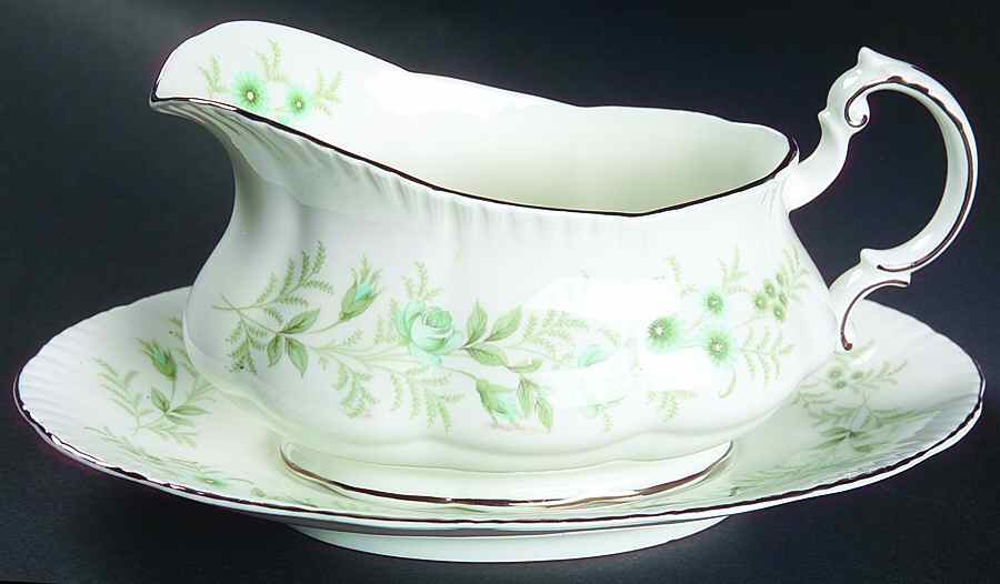 Debutante Gravy Boat & Underplate by Paragon-1