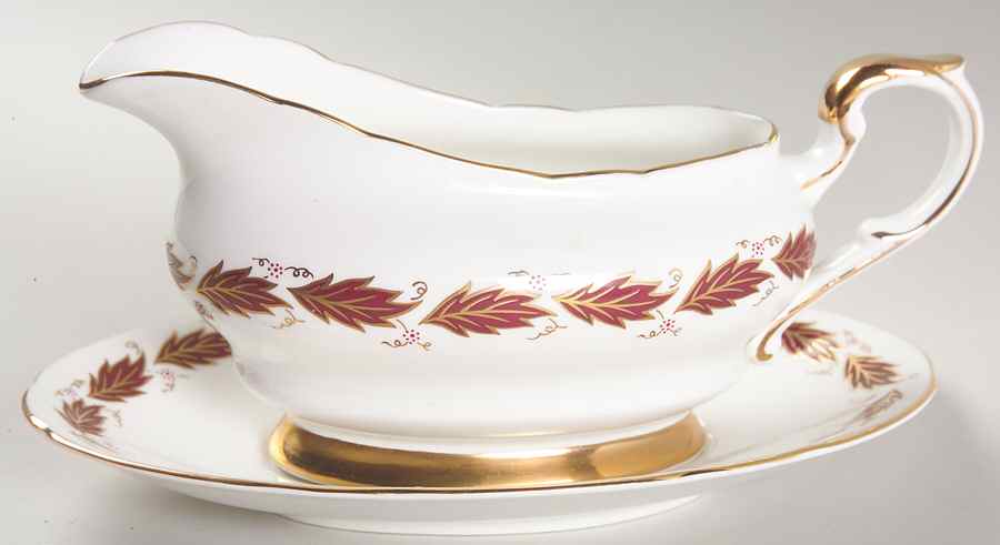 Elegance Gravy Boat & Underplate by Paragon-1