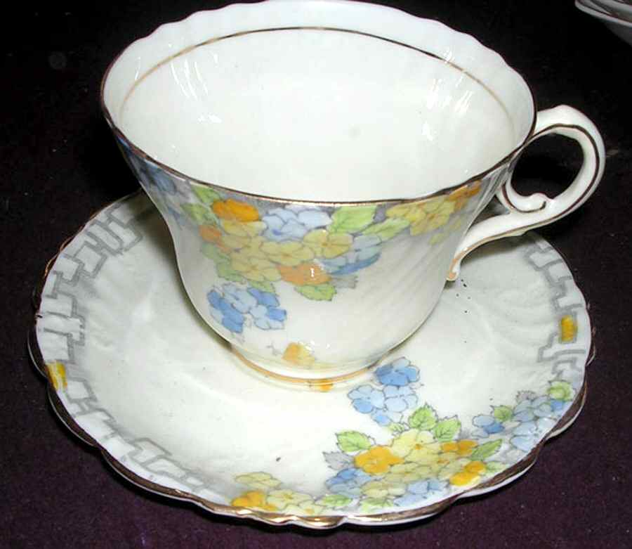 Elise Footed Cup & Saucer Set by Paragon-1