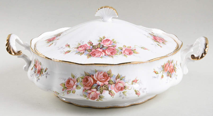 Elizabeth Rose Round Covered Vegetable by Paragon-1