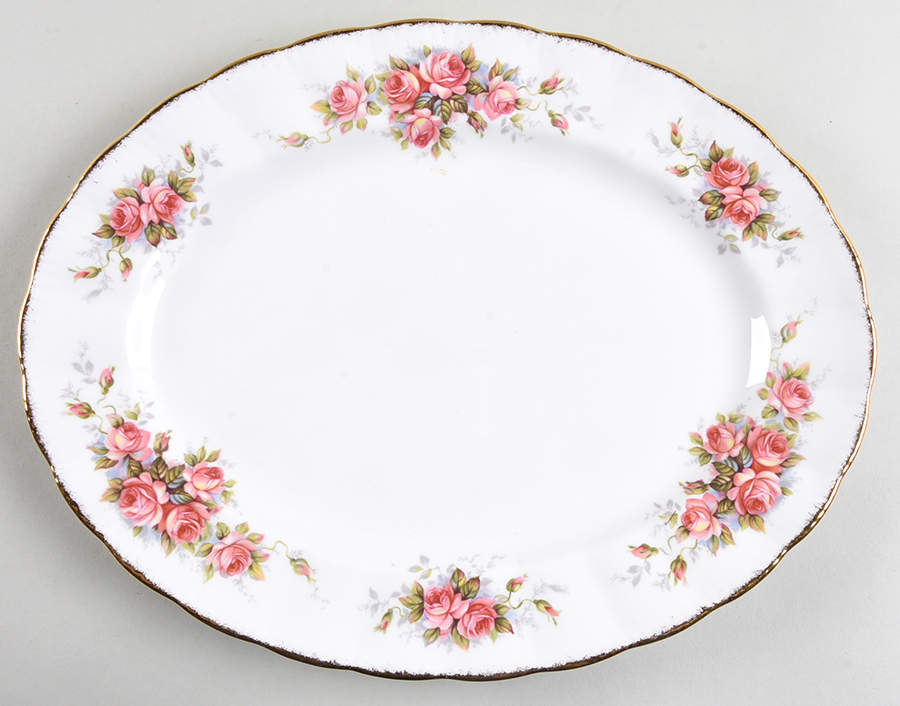 Elizabeth Rose 14" Oval Serving Platter by Paragon-1