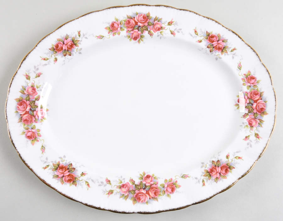 Elizabeth Rose 13" Oval Serving Platter by Paragon-1