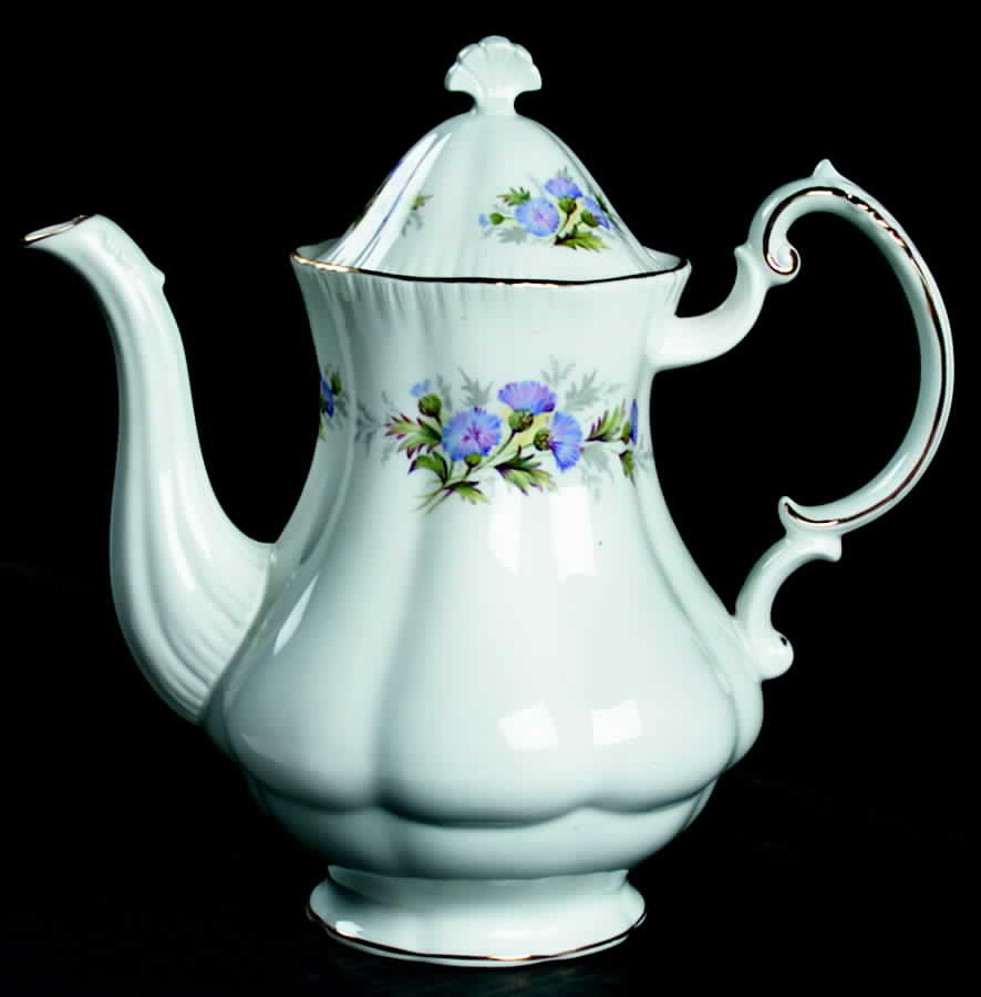 English Flowers (Flower Names On Back) Coffee Pot & Lid by Paragon-1