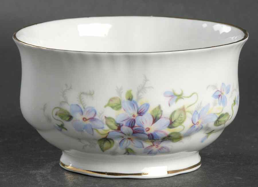 English Flowers (Flower Names On Back) Mini Open Sugar Bowl by Paragon-1
