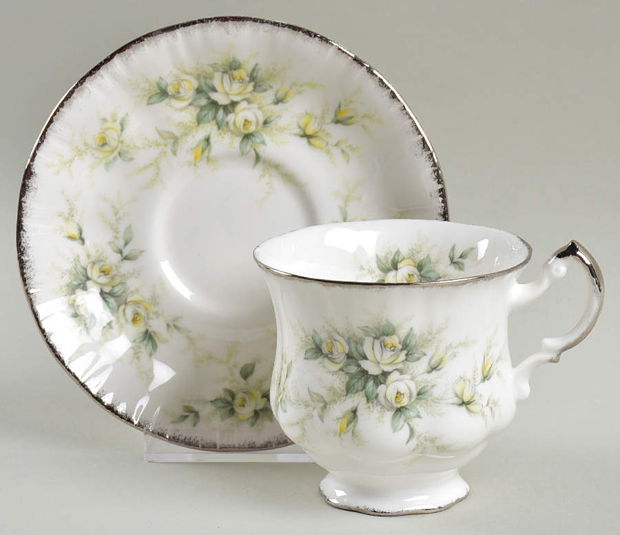 First Love Footed Cup & Saucer Set by Paragon-1