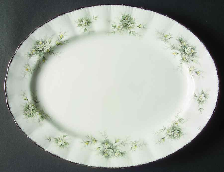 First Love 13" Oval Serving Platter by Paragon-1