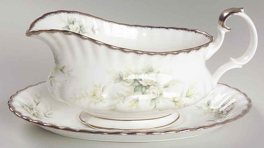 First Love Gravy Boat & Underplate by Paragon-1