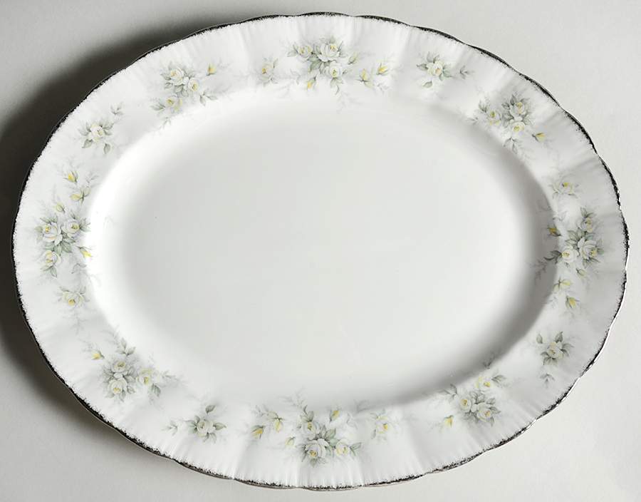 First Love 15" Oval Serving Platter by Paragon-1
