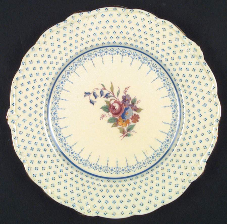 Fleur De Lis Salad Plate by Paragon-1