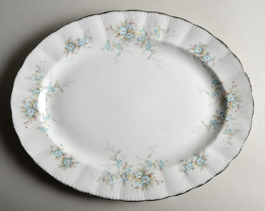 Fleurette 15" Oval Serving Platter by Paragon-1