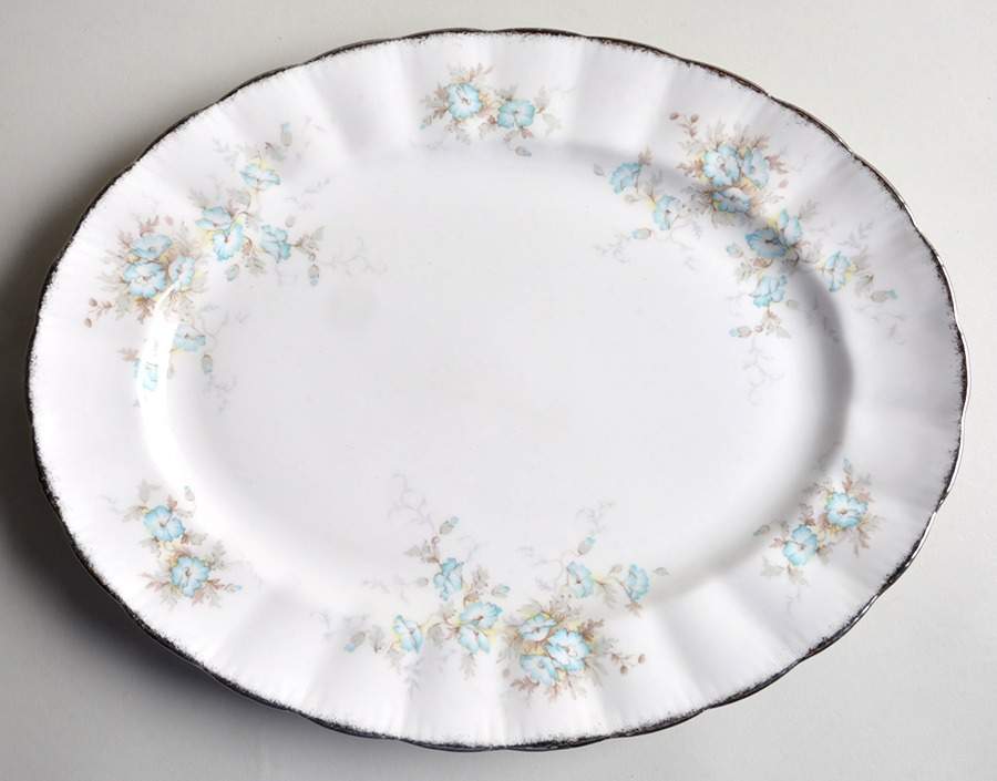 Fleurette 13" Oval Serving Platter by Paragon-1