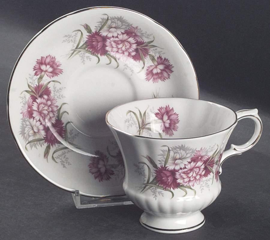Flower Festival Footed Cup & Saucer Set by Paragon-1