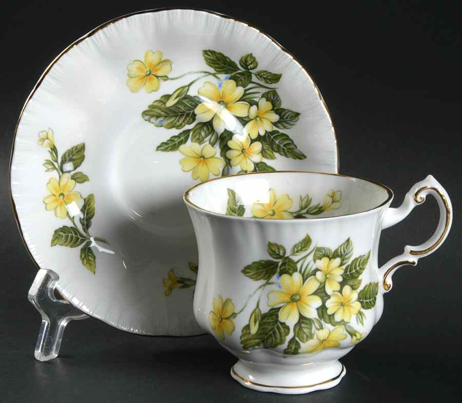 Flower Festival Footed Cup & Saucer Set by Paragon-1
