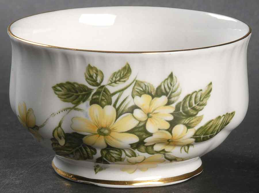Flower Festival Mini Open Sugar Bowl by Paragon-1