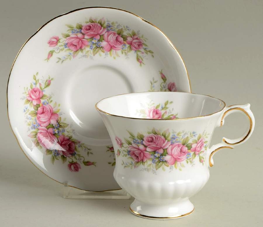Flower Festival Footed Cup & Saucer Set by Paragon-1