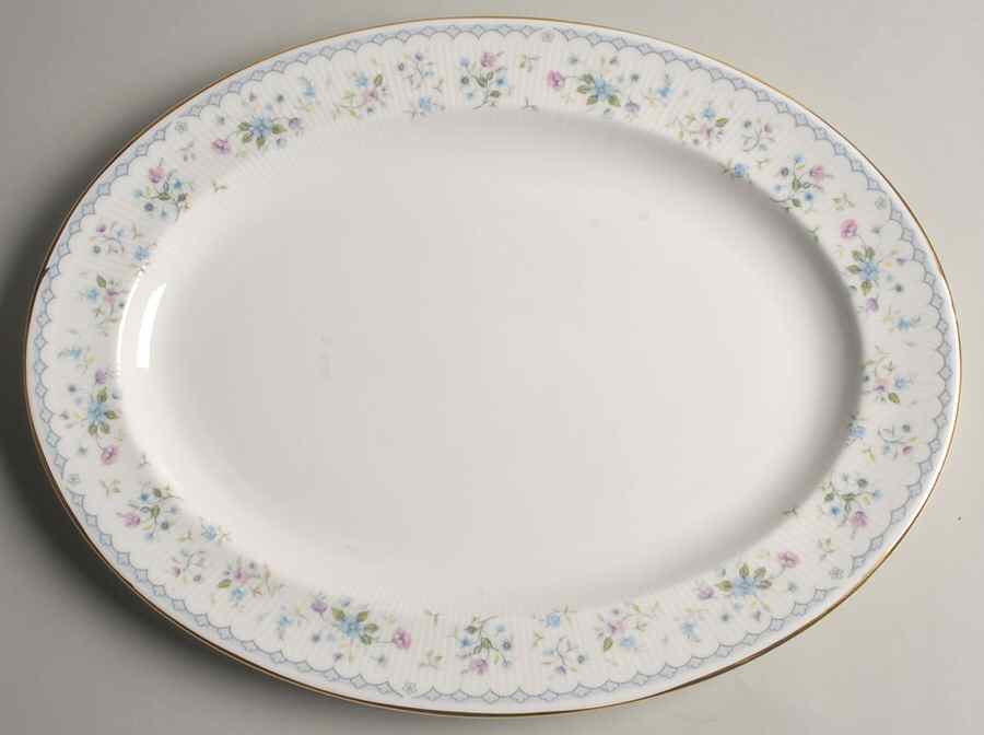 Florabella 16" Oval Serving Platter by Paragon-1