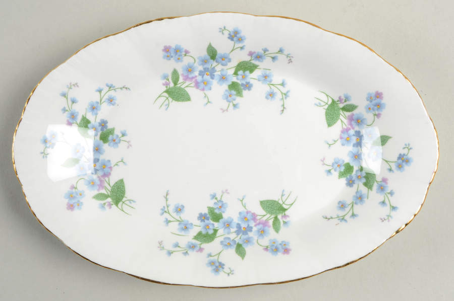 Forget Me Not Tray for Mini Creamer & Open Sugar by Paragon-1