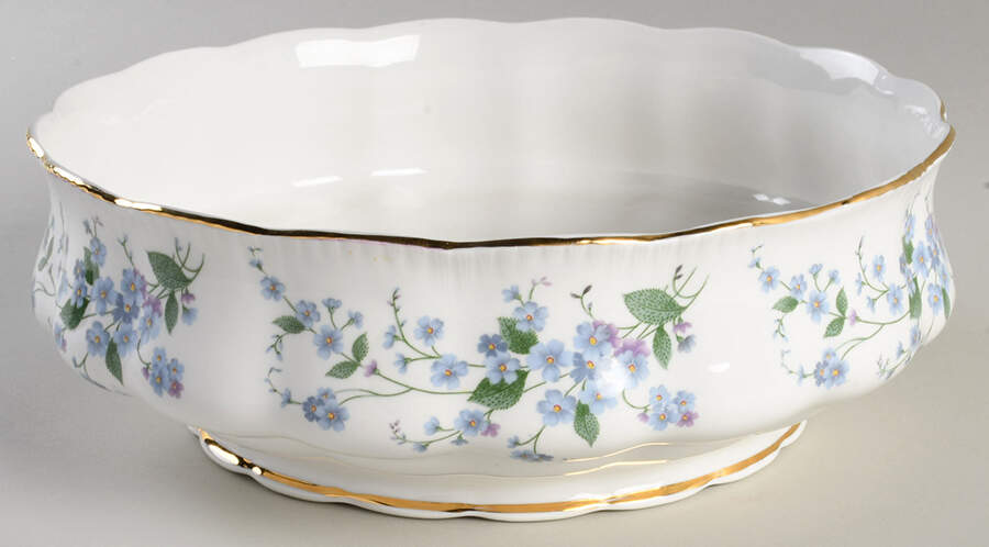 Forget Me Not 9" Round Vegetable Bowl by Paragon-1