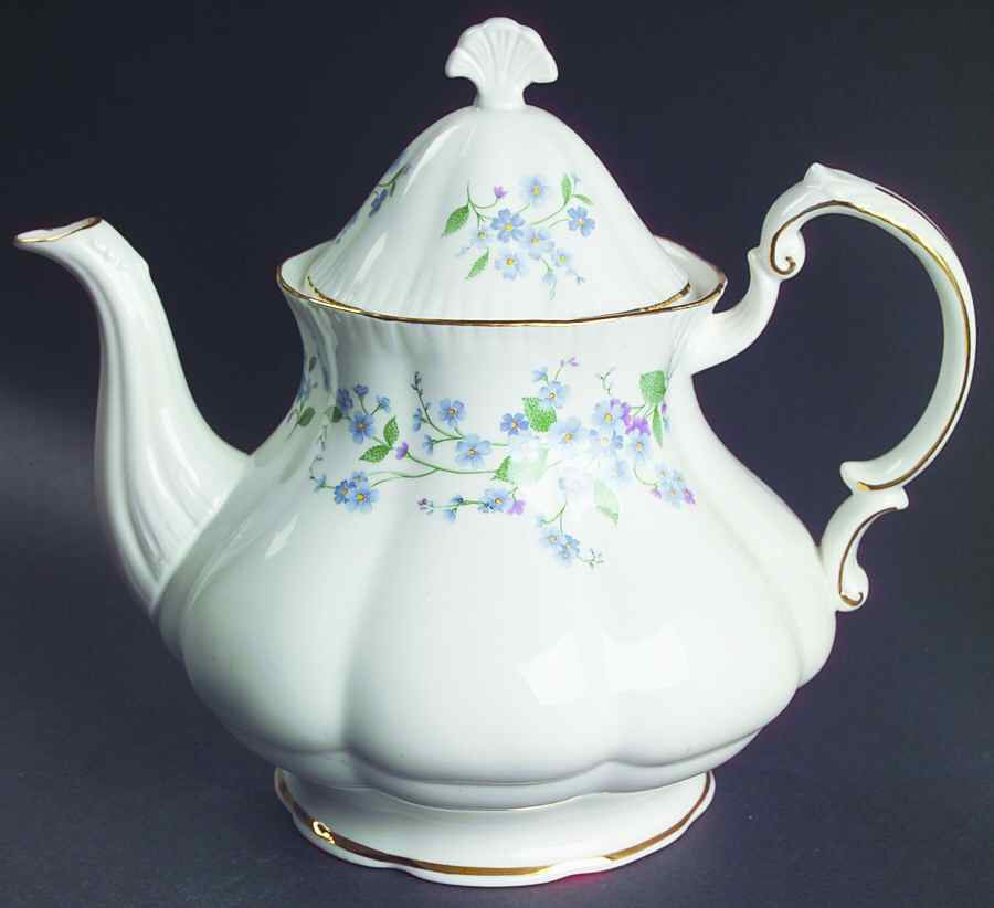 Forget Me Not Teapot & Lid by Paragon-1