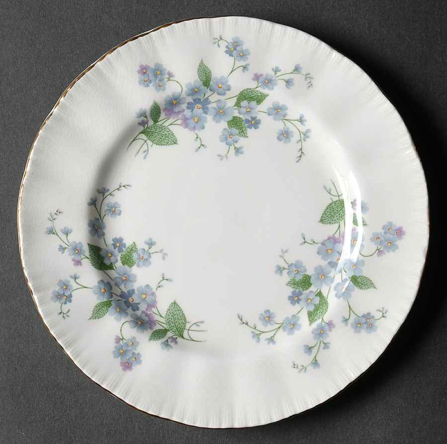Forget Me Not Bread & Butter Plate by Paragon-1