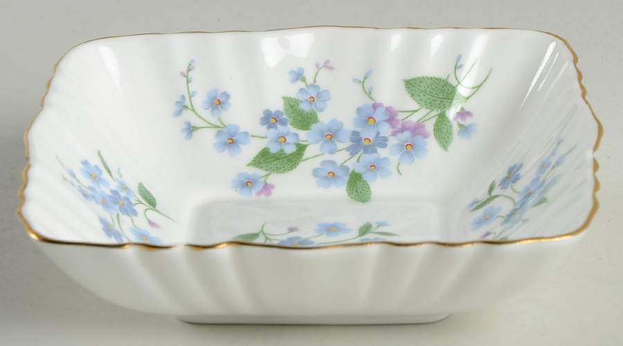 Forget Me Not Sweet Meat Dish 4" by Paragon-1