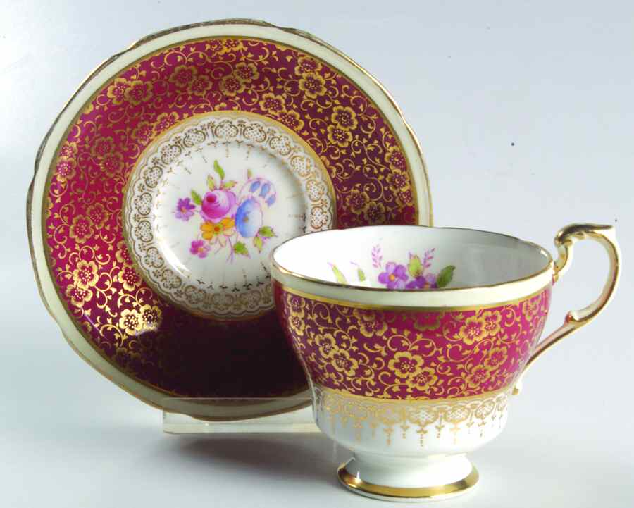 G4356 Footed Cup & Saucer Set by Paragon-1