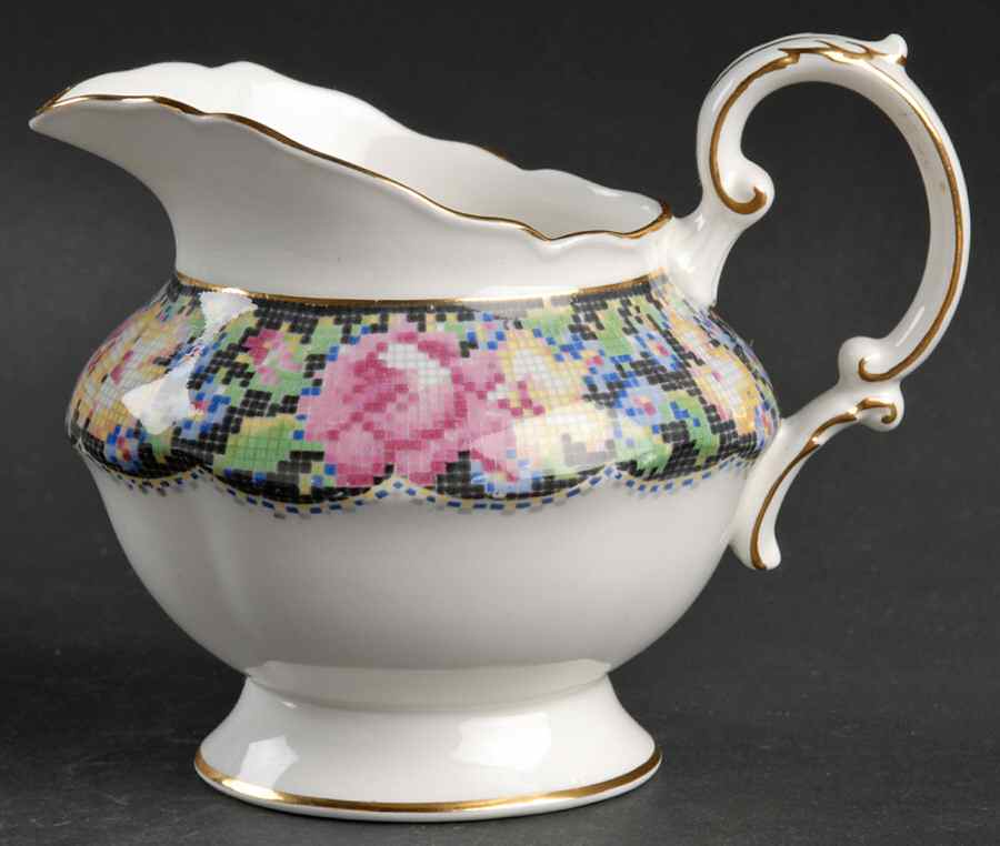 Gingham Rose Creamer by Paragon-1