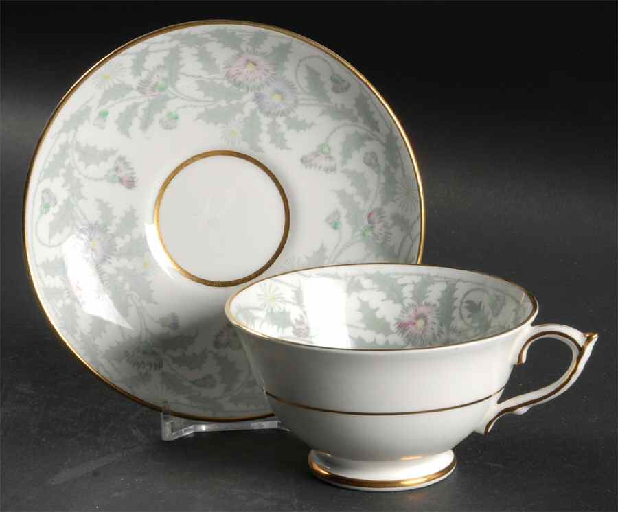 Glen Ayr Footed Cup & Saucer Set by Paragon-1