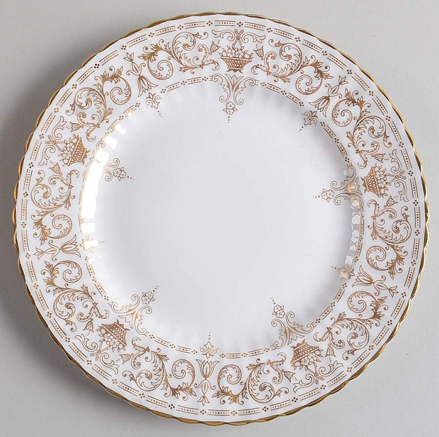 Golden Adam Dessert/Pie Plate by Paragon-1