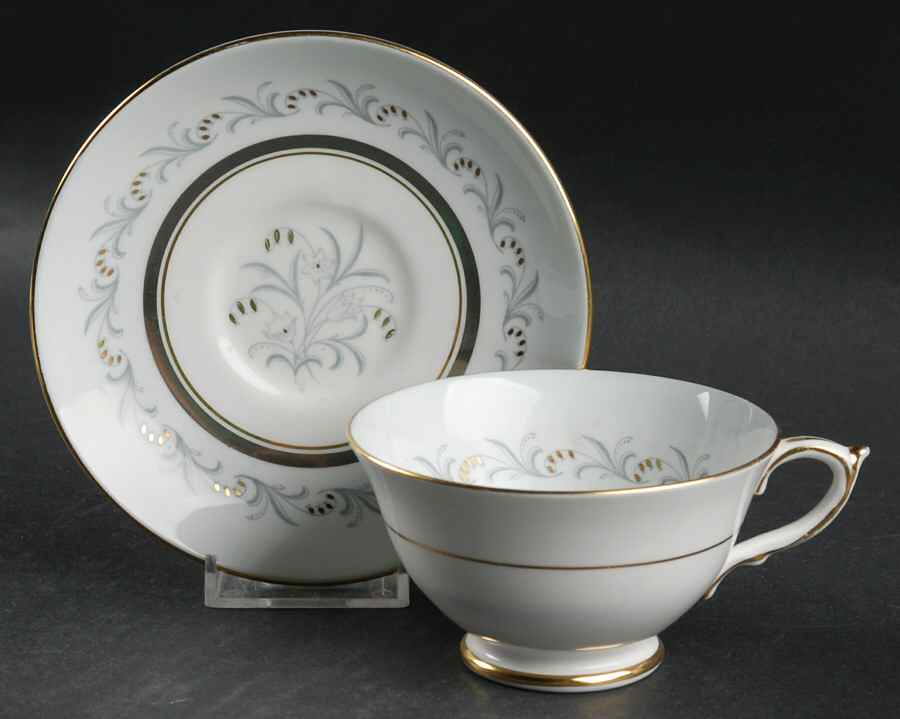 Golden Bell Footed Cup & Saucer Set by Paragon-1
