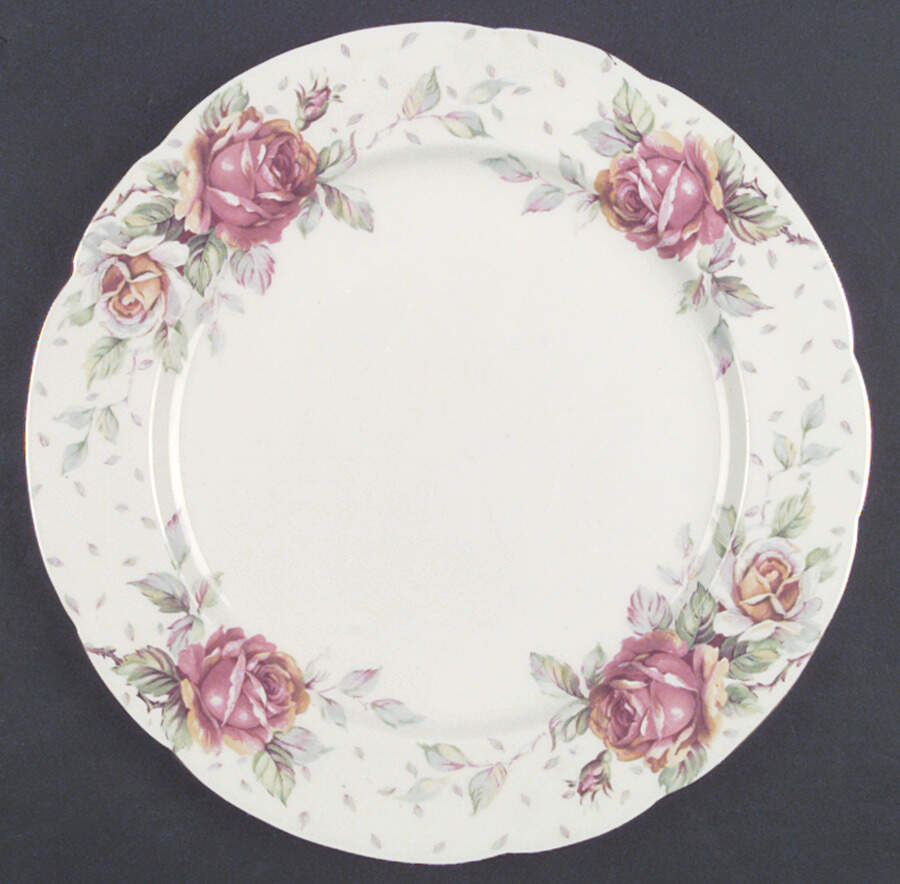 Golden Emblem (Cream) Dinner Plate by Paragon-1