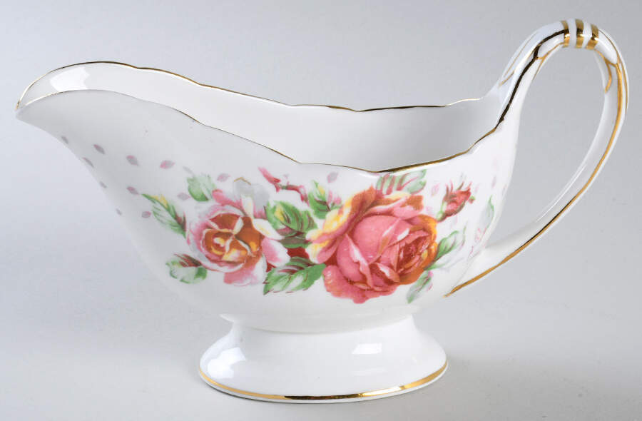 Golden Emblem (White) Gravy Boat by Paragon-1
