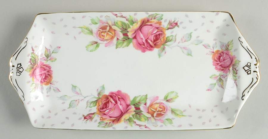 Golden Emblem (White) Large Sandwich Tray by Paragon-1