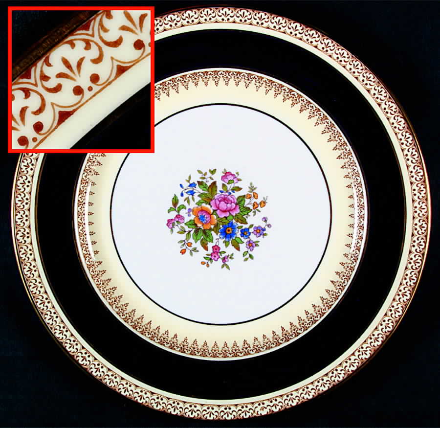 Grecian Blue Dinner Plate by Paragon-1