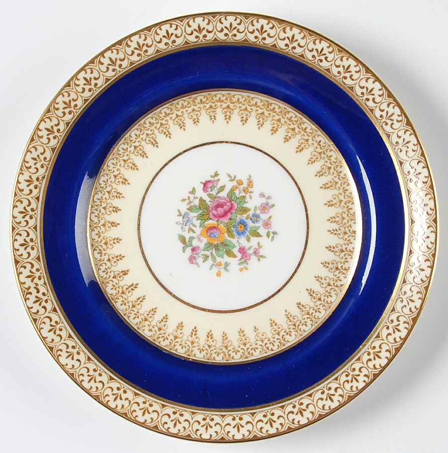 Grecian Blue Bread & Butter Plate by Paragon-1