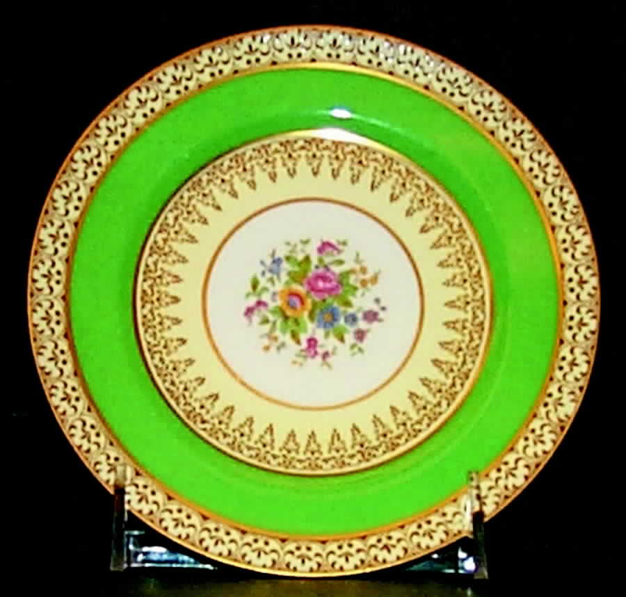 Grecian Green Bread & Butter Plate by Paragon-1