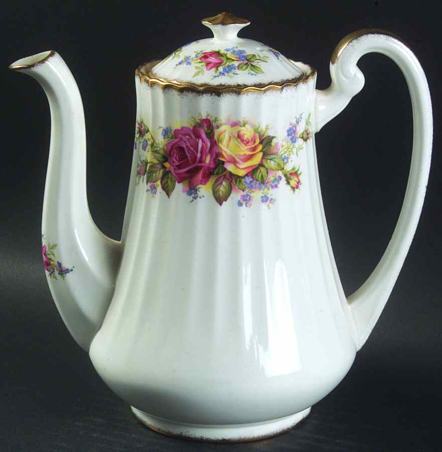 Grandma Roses Coffee Pot & Lid by Paragon-1