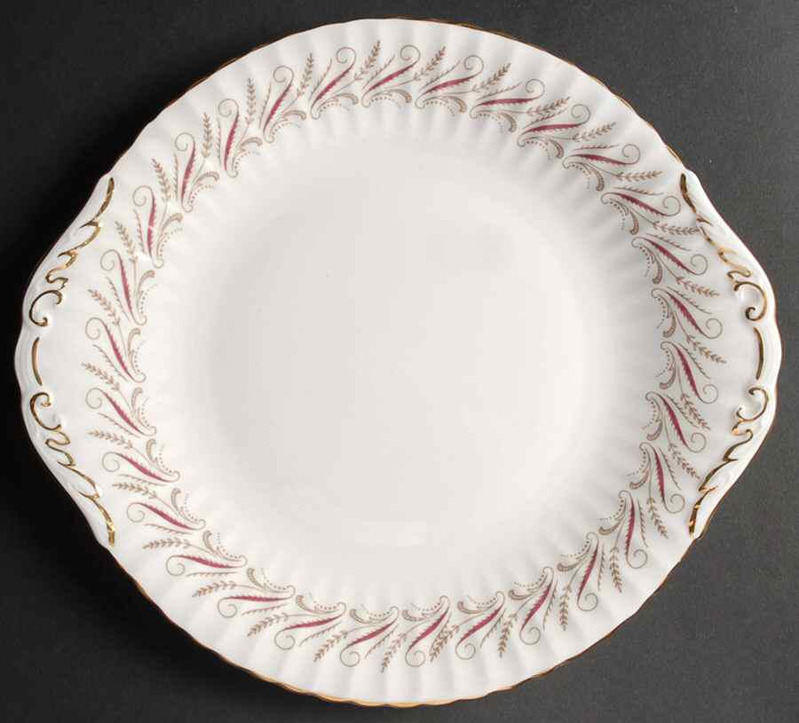 Harmony Red Handled Cake Plate by Paragon-1