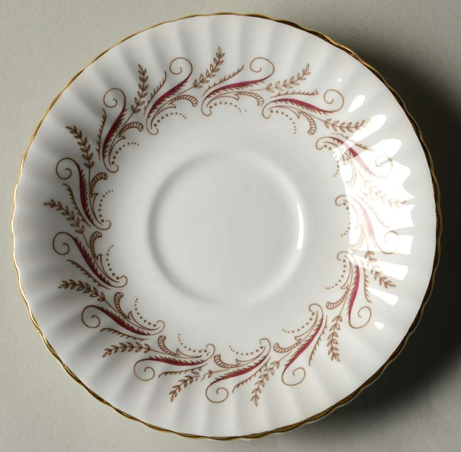 Harmony Red Saucer for Demitasse Cup by Paragon-1