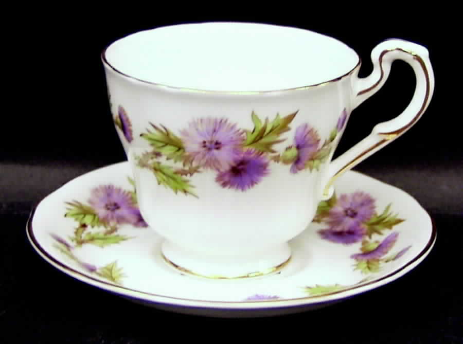 Highland Queen Footed Demitasse Cup & Saucer Set by Paragon-1