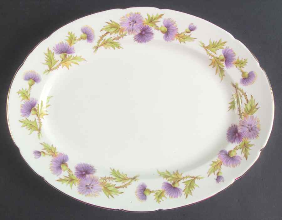 Highland Queen 13" Oval Serving Platter by Paragon-1