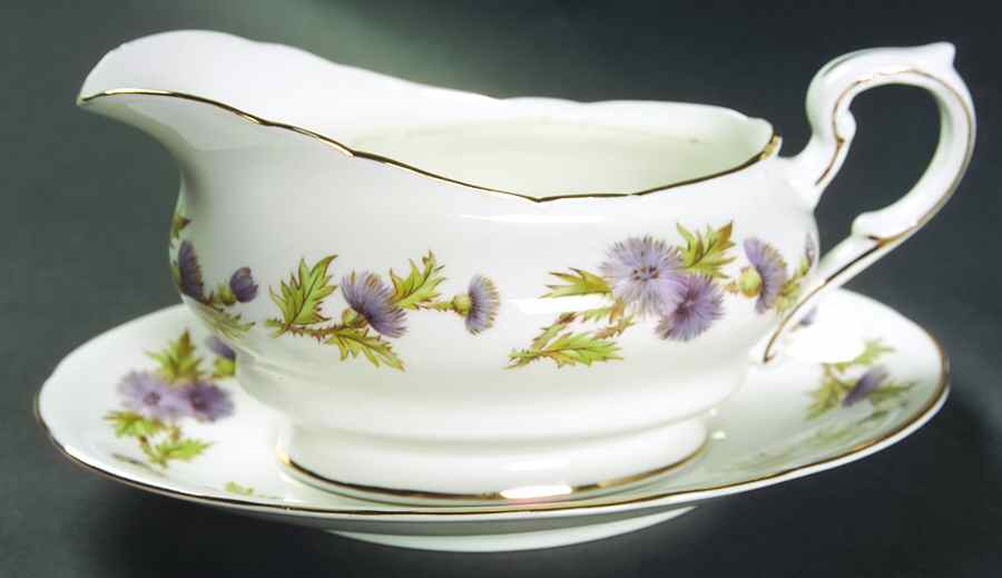 Highland Queen Gravy Boat & Underplate by Paragon-1
