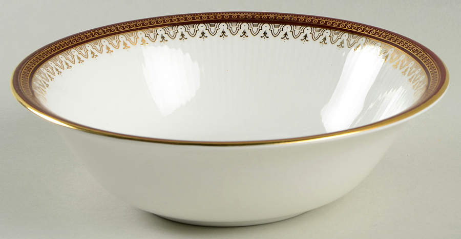 Holyrood Red (Smooth, No Flowers) Coupe Cereal Bowl by Paragon-1