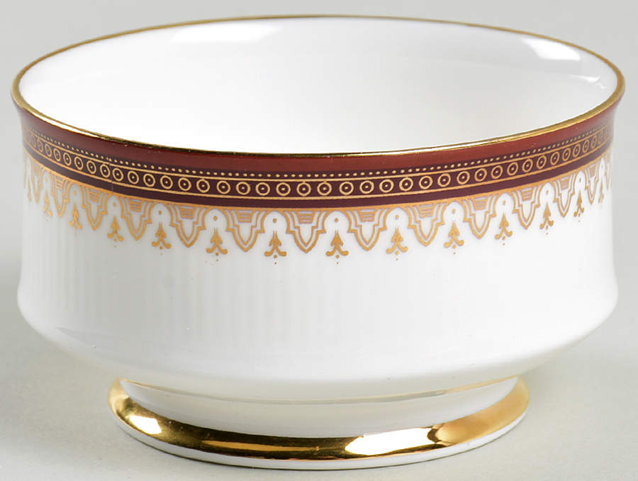 Holyrood Red (Smooth, No Flowers) Mini Open Sugar Bowl by Paragon-1