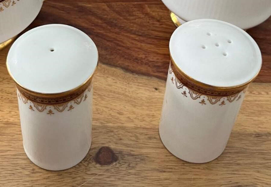 Holyrood Red (Smooth, No Flowers) Salt & Pepper Set by Paragon-1