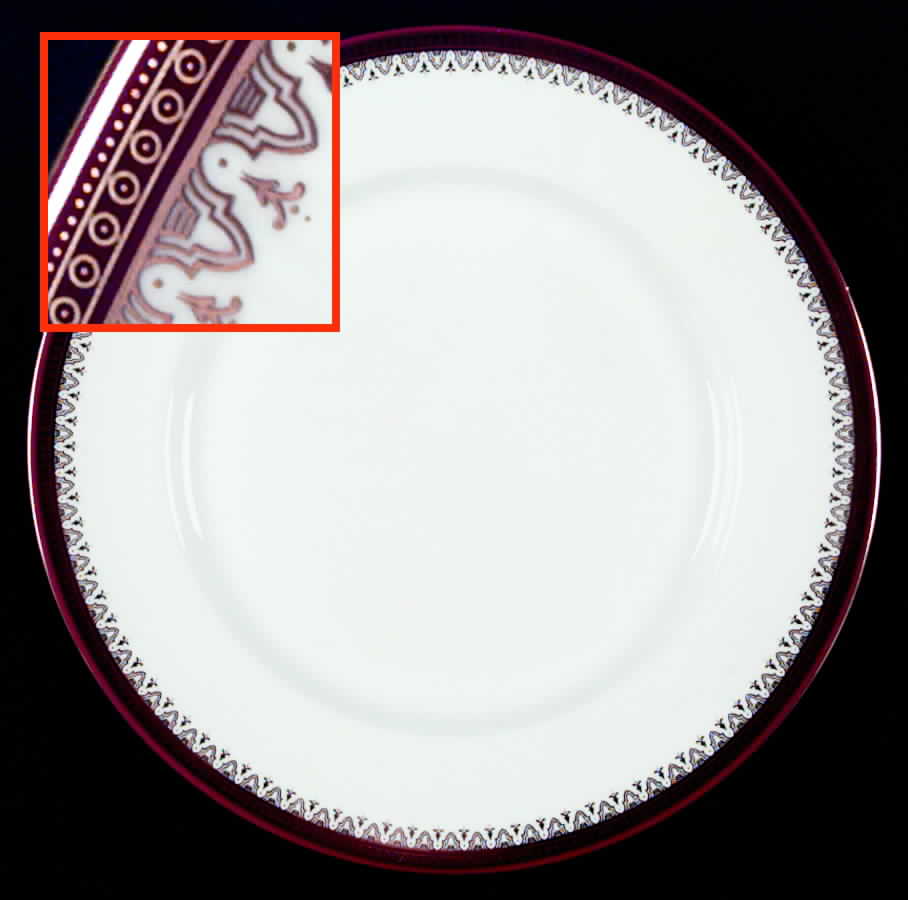 Holyrood Red (Smooth, No Flowers) Dinner Plate by Paragon-1