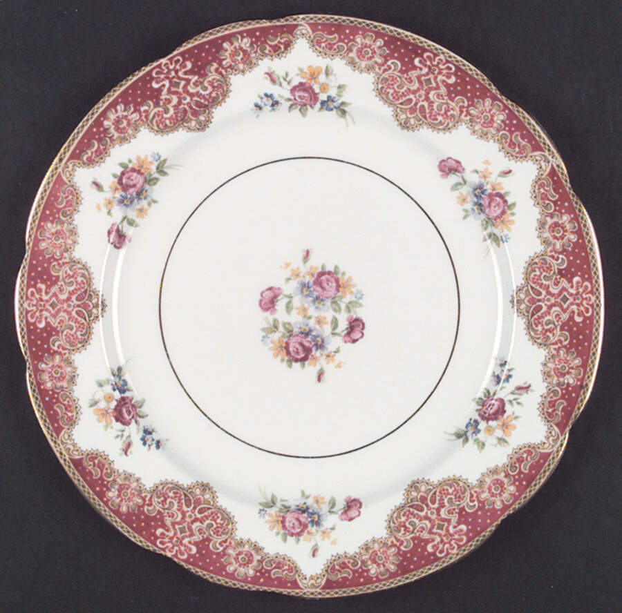 Honiton Red Dinner Plate by Paragon-1