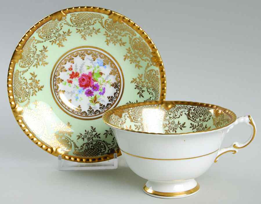 Hyde Park Footed Cup & Saucer Set by Paragon-1