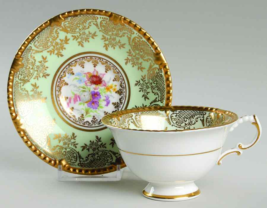 Hyde Park Footed Cup & Saucer Set by Paragon-1